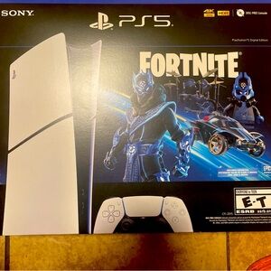 Playstation5 slim brand new Game console and not the disk comes with everything.